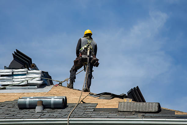 Professional Roofing technician working in Hebron, NH